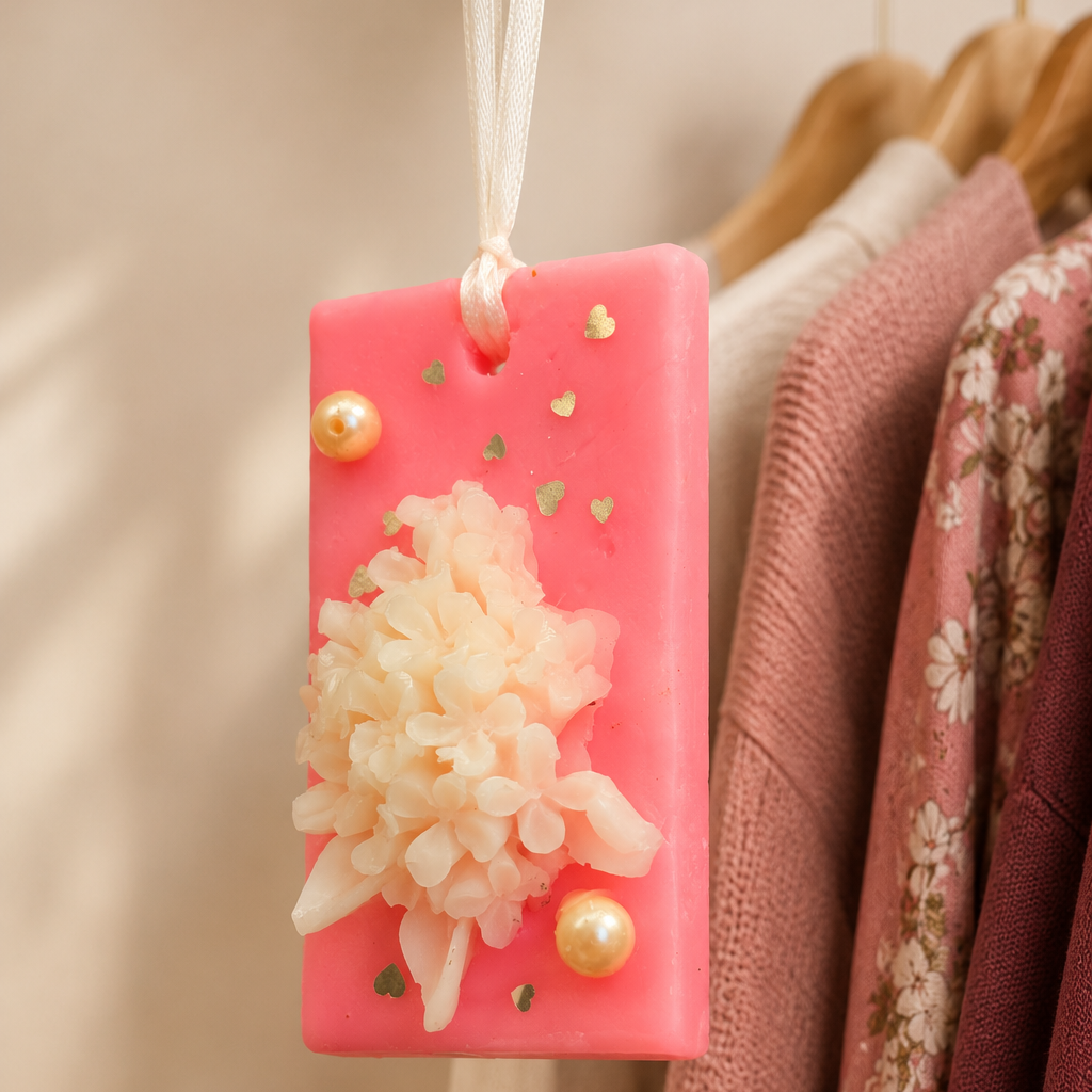Pink Floral Sachet