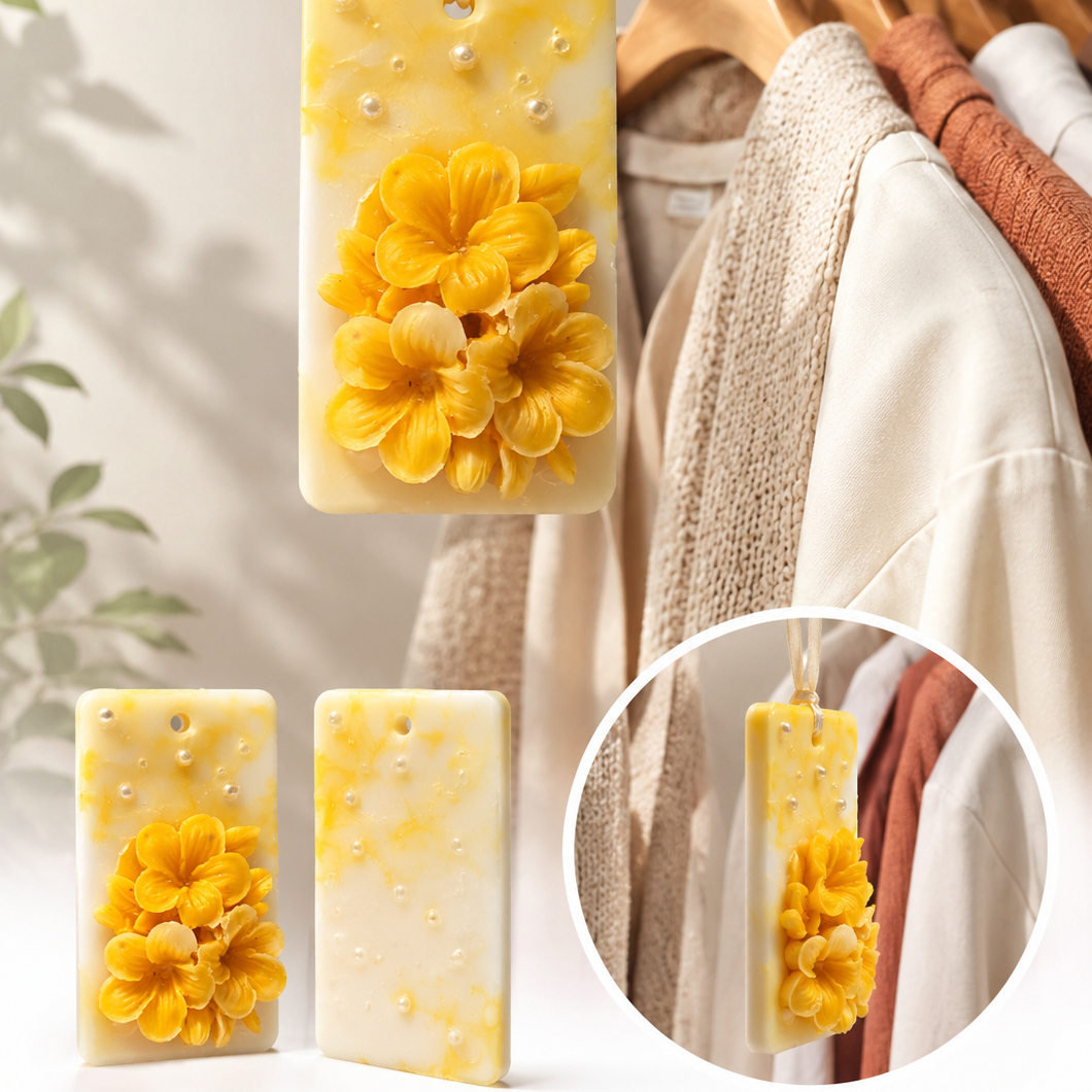 Yellow Floral Sachet