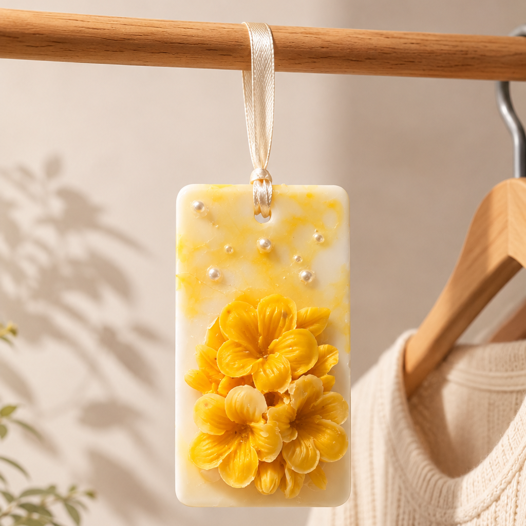 Yellow Floral Sachet
