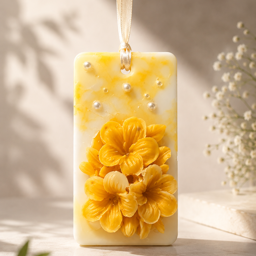 Yellow Floral Sachet