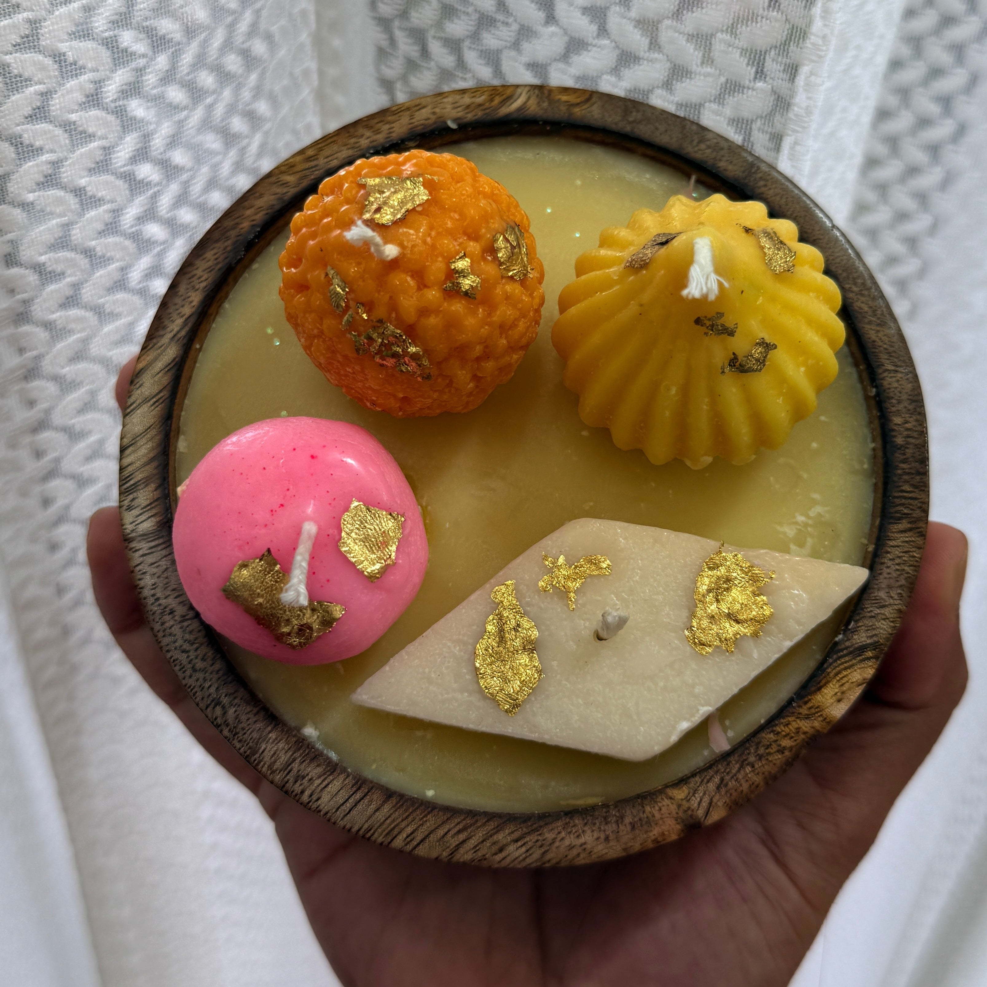 Festive Sweet Candle