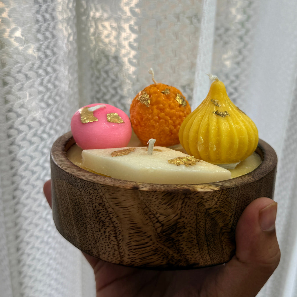 Festive Sweet Candle