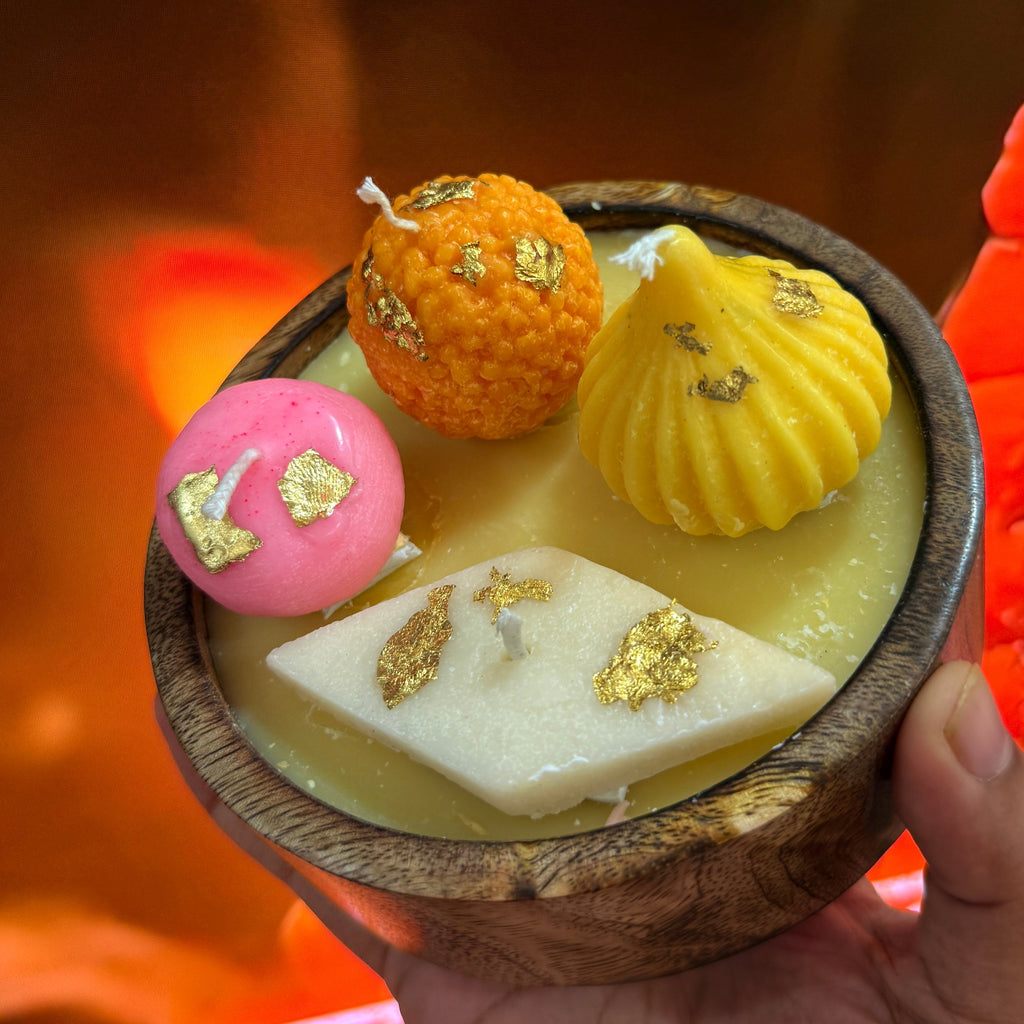 Festive Sweet Candle