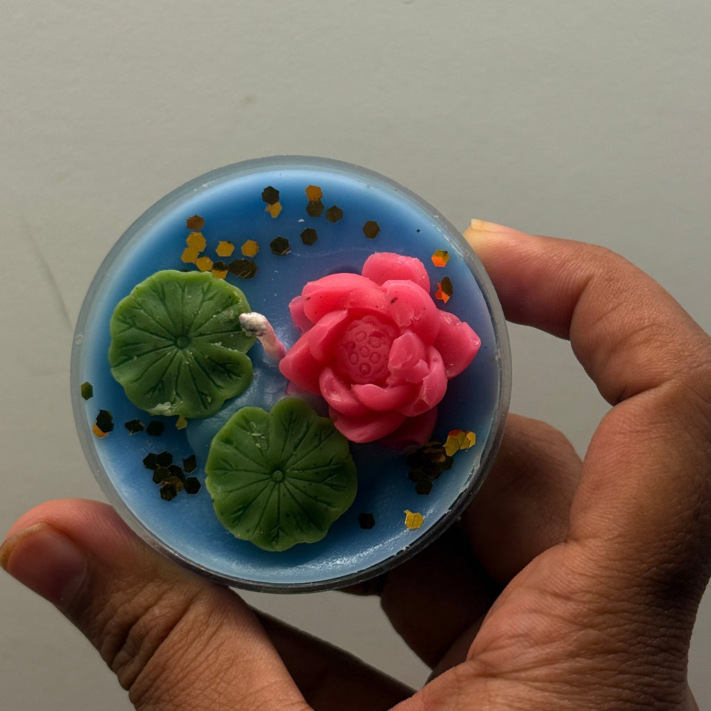 Blue Lotus Floating Candle