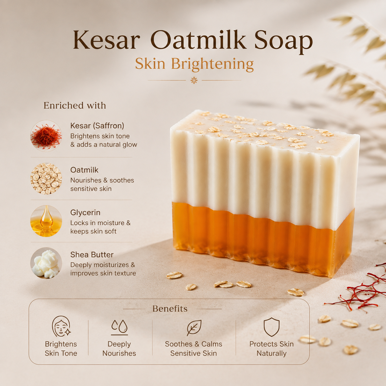 Kesar Oatmilk