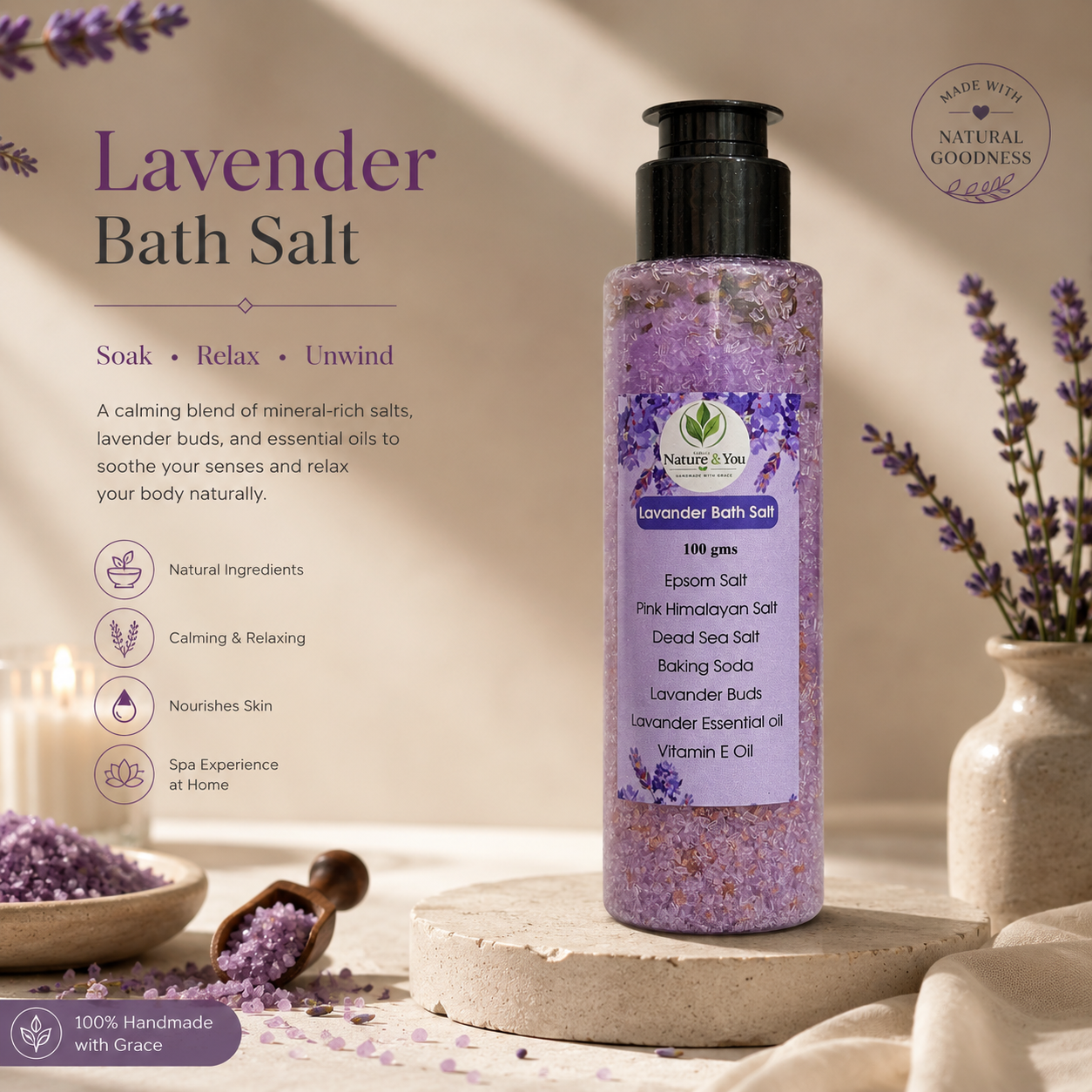 Lavender Bath Salt