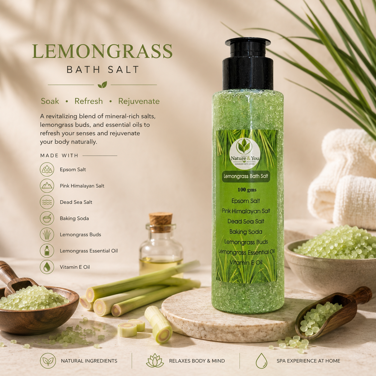 Lemongrass Bath Salt